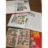 A selection of UK and worldwide stamps