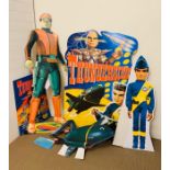 A selection of Thunderbirds pop up and display cards
