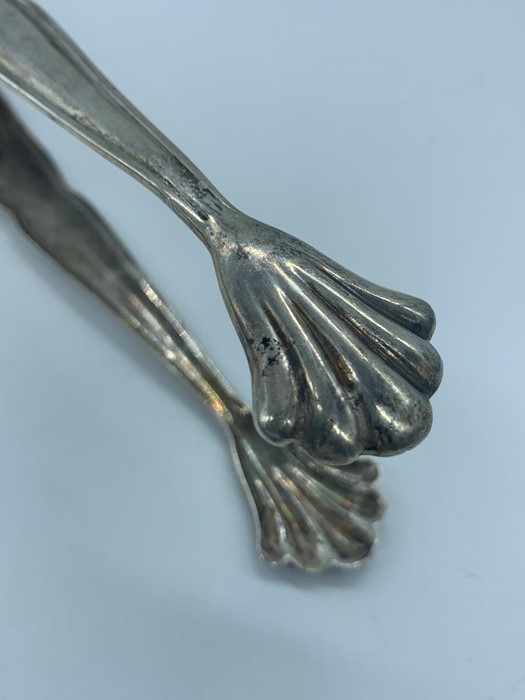 A pair of South American silver sugar nips (80g) - Image 6 of 6