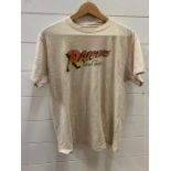 Raiders of the Lost Ark Crew T-Shirt from the personal collection of Pamela Mann-Francis, Continuity