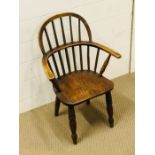 A Child's Windsor chair