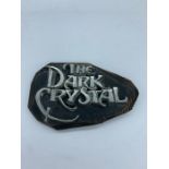A Rare Dark Crystal Film, crew and cast belt buckle from the personal collection of Pamela Mann-