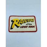 Rare: Indiana Jones Raiders of the Lost Ark crew patch from the personal collection of Pamela