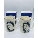 Two Wedgwood Silver Jubilee mugs