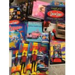 A selection of magazines, books and comics to include Lady Penelope's Secrets, Captain Scarlet,