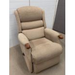 A reclining armchair