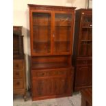 A 1980's display cabinet/dresser with internal lighting by Beresford and Hicks of England