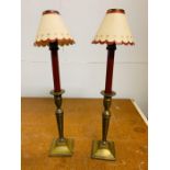 A Pair of Edwardian candlesticks