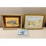 A selection of three watercolours by Margaret O'Donovan