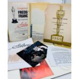 A Selection of Freddie Francis ephemera and memorabilia from the movie Glory from Oscar winner