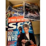 A large selection of Doctor Who magazines