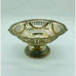A Silver bowl, hallmarked London 1892 by the maker Charles Stuart Harris.