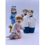 Three Nao figurines by Lladro