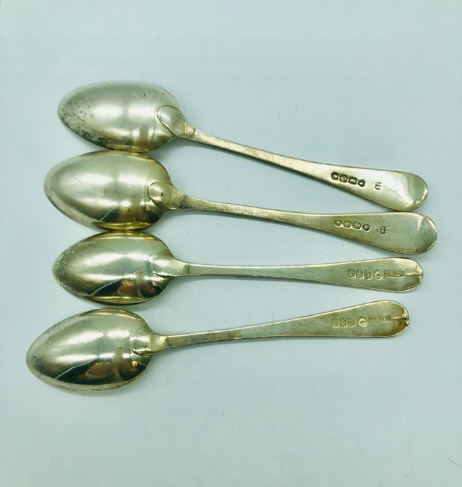 Two Pairs of Silver teaspoons - Image 2 of 3