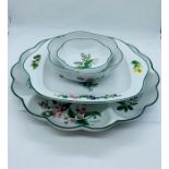 Royal Worcester porcelain serving dishes with herb design