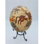 Moses Memorial Church Mosaic (531AD) on an Ostrich Egg.