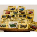 Twenty eight boxed models of Yesteryear diecast cars