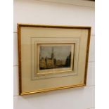 A framed print of Grand Place Brussels