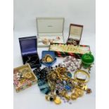 A selection of costume jewellery