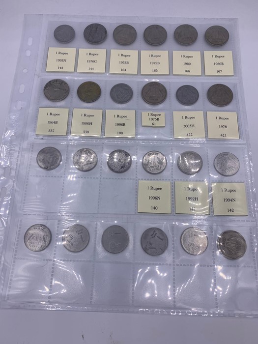 A Large collection of coins from India. Various years, denominations and conditions including some - Image 19 of 26