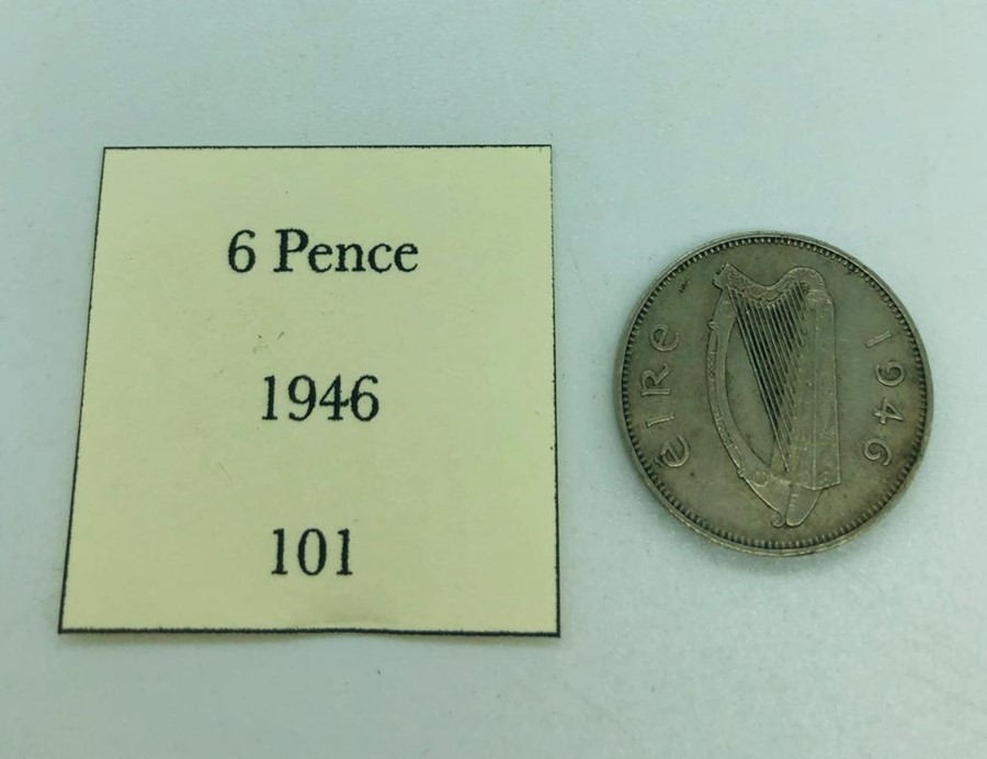 A 1946 Irish 6 Pence EF