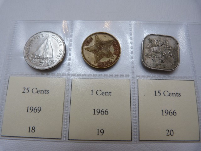 A selection of nineteen Bahamian coins from 1966 - Image 14 of 17