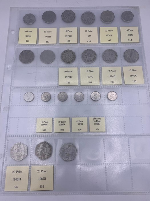 A Large collection of coins from India. Various years, denominations and conditions including some - Image 10 of 26