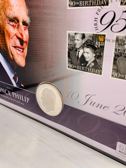 HRH Prince Philip 95th Birthday silver coin cover - Image 4 of 4