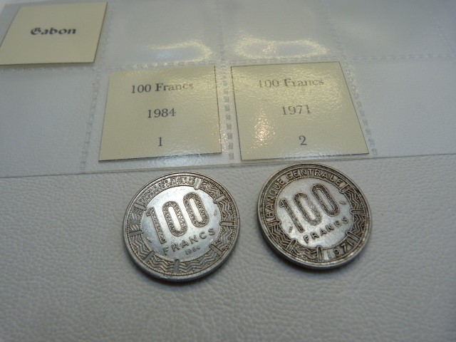 Two 100 Franc Coins from Gabon 1984 (AUNC) and 1971 (VF) - Image 3 of 3