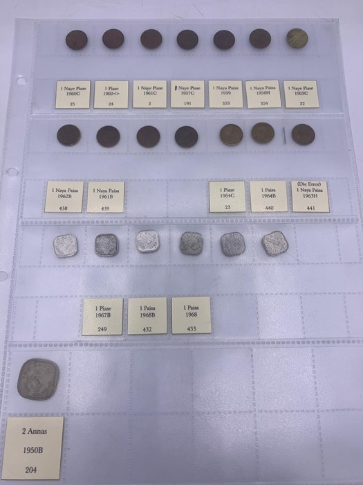 A Large collection of coins from India. Various years, denominations and conditions including some - Image 4 of 26