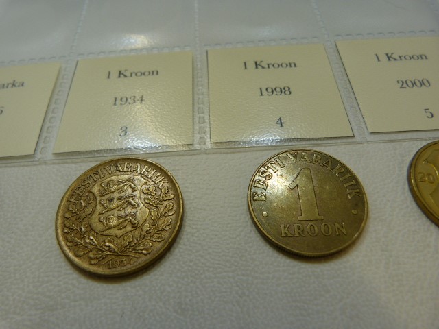 A selection of 32 coins from Estonia from 1929 onwards with various denominations, conditions and - Image 6 of 33