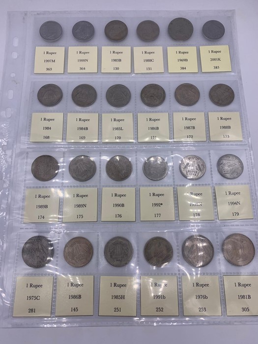 A Large collection of coins from India. Various years, denominations and conditions including some - Image 21 of 26