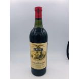 A Bottle of 1953 Chateau Haute-Bastienne Montage St Emilion