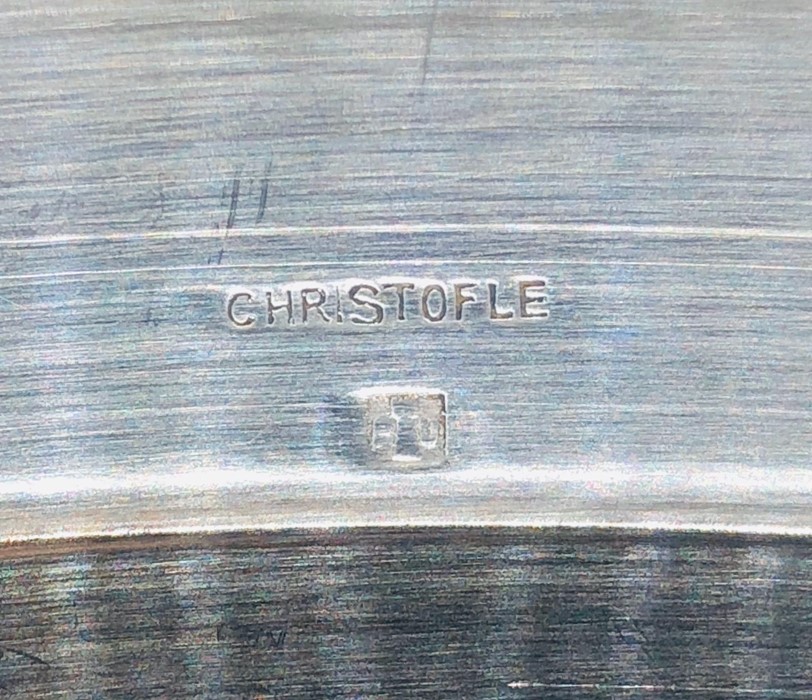 A Cristofle white metal tray. - Image 4 of 4