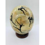 A South African Collectable Ostrich Egg