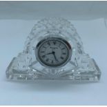 A Waterford Crystal Clock