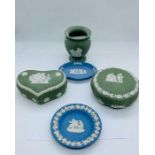 Four Pieces of Wedgwood Jasperware