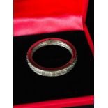 A 9 ct White Gold Diamond Full Eternity Ring