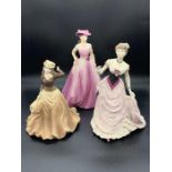 Three Porcelain figures by Coalport.