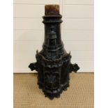 A Cast Iron Gothic Rain Water Hopper (approx. H60cm)