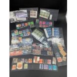 A selection of UK stamps, various denominations, years