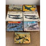 A selection of seven boxed Italaerei aircraft kits to include Italian Flying boat, BR-20, Dornier DO