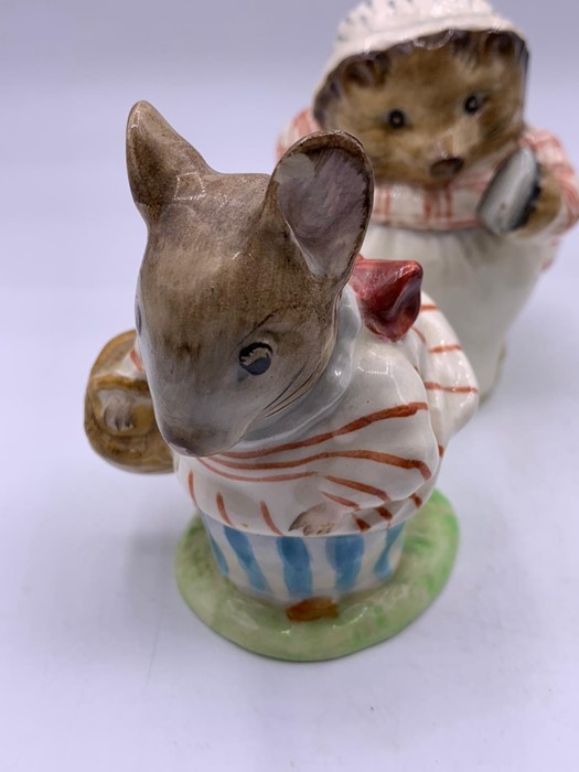 A selection of four Beswick England Beatrix Potter's figures, Aunt Pettitoes, Mrs Tiggy Winkle, - Image 4 of 6