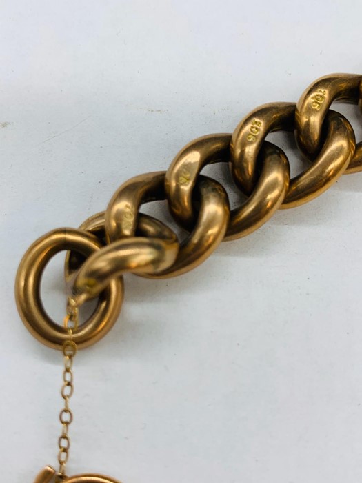 A 9 ct Gold Chain with Heart shaped fastener. (26.1g) - Image 2 of 4