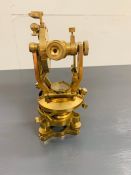A Brass Sextant by A Hobbs of London.(H28cm)