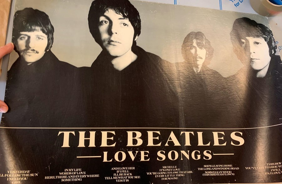 The Beatles Love Song vintage poster (63cm x 43cm) - Image 2 of 2