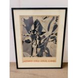 A Framed Lanskoy chez Louis Carré vers 1950 LANSKOY Mourlot Frères Lith. Paris 1957 Aff. N.E. B.E. B