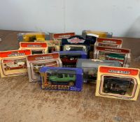 A selection of fourteen boxed models cars to include Days Gone, Corgi, Metal Collection Armour and