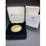 The 75th Anniversary of D-Day Solid 22 Carat Gold Proof £5 coin (40g)