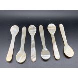 Concorde Memorabilia: Six Mother of Pearl Caviar Spoons